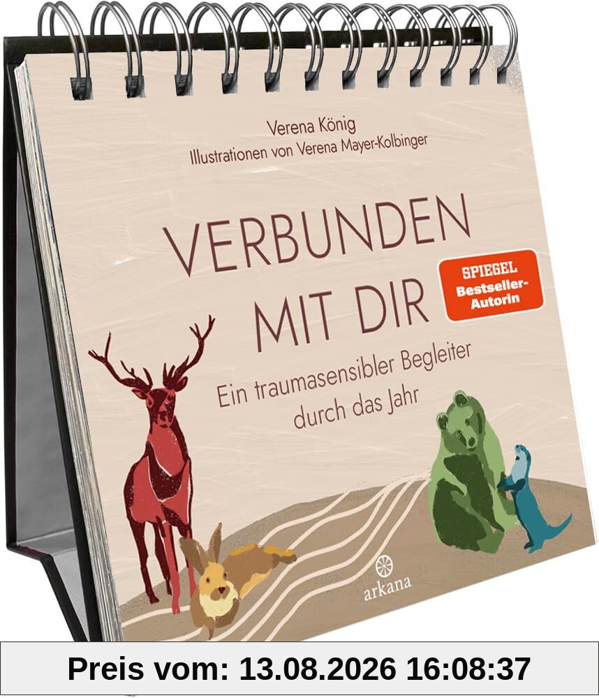 Verbunden mit dir: Ein traumasensibler Begleiter durch das Jahr - Mit sanften Übungen, Reflexionsfragen, Platz für Gedanken und Postkarten zum Versenden