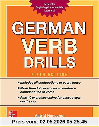 GERMAN VERB DRILLS 5TH /E 5/E