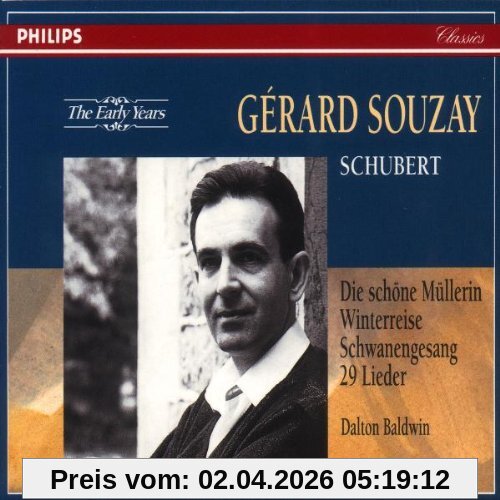 Gérard Souzay Die Schöne Müllerin/Winterreise/Schwanengesang/29 Lieder