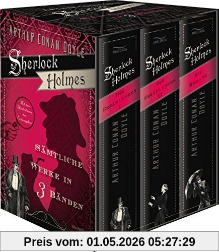 Sherlock Holmes - Sämtliche Werke in drei Bänden (im Schuber)