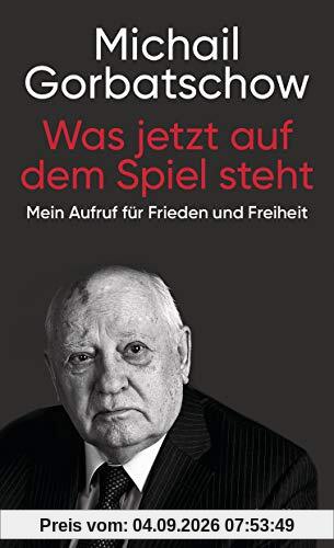 Was jetzt auf dem Spiel steht: Mein Aufruf für Frieden und Freiheit