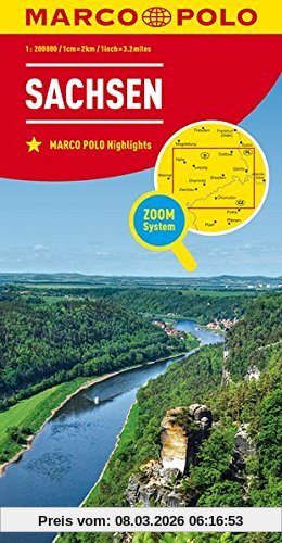 unbekannt Marco Polo Karte Deutschland Blatt 9 Sachsen 1, 200 000 (Marco Polo Karten 1, 200.000)