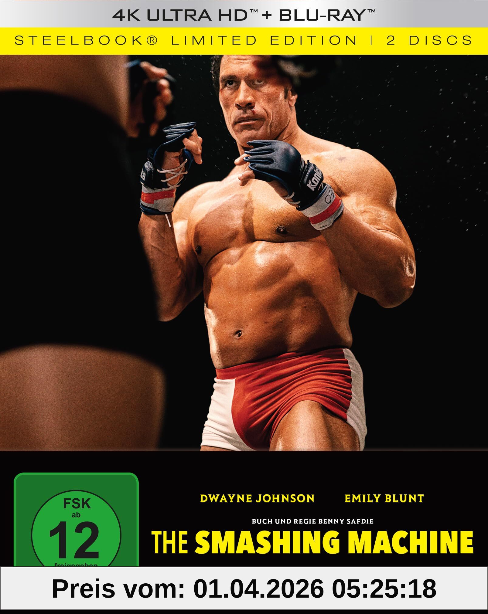 The Smashing Machine Lim. Steelbook (4K Ultra HD + Blu-ray)