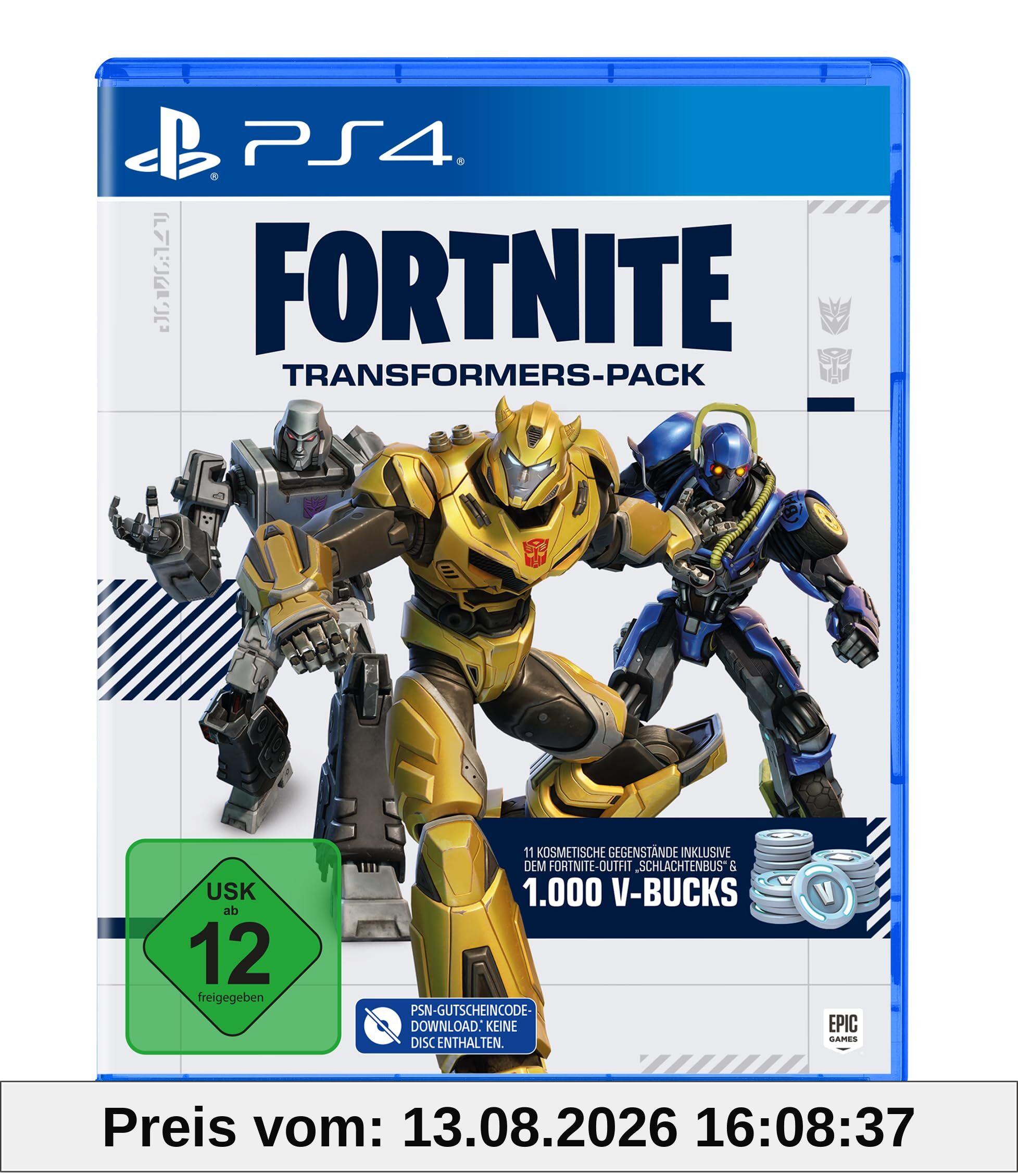 Fortnite Transformers Pack (Download- Code in der Box) - PS4