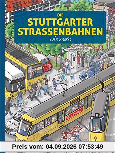Die Stuttgarter Straßenbahnen wimmeln