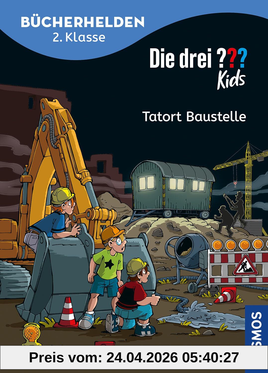 Die drei ??? Kids, Bücherhelden 2. Klasse, Tatort Baustelle: Gut lesen können - Kinderbuch für Erstleser ab 7 Jahren - Spannende Detektivgeschichten mit Justus, Peter und Bob