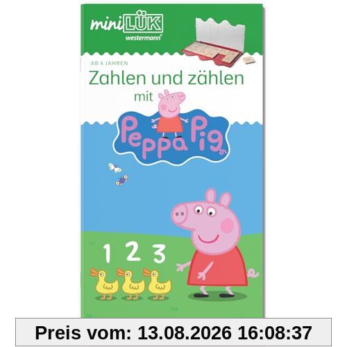 miniLÜK: Kindergarten/Vorschule Zahlen und Zählen mit Peppa Pig (miniLÜK-Übungshefte: Mathematik)