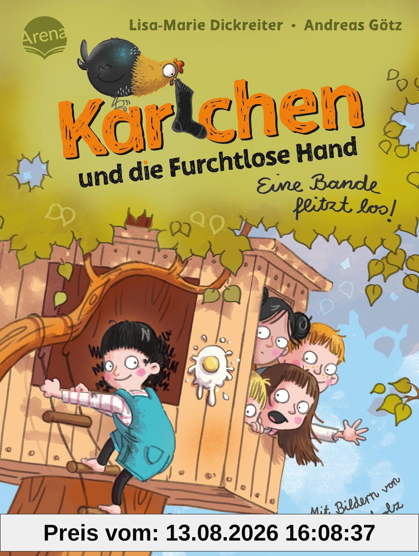 Karlchen und die Furchtlose Hand (1). Eine Bande flitzt los!: Buch zum Selberlesen ab 7 Jahren mit großer Schrift und kurzen Kapiteln