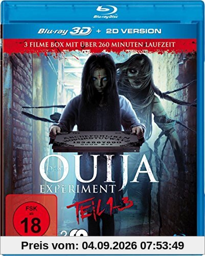 Das Ouija Experiment Teil 1/2/3 - 3D Blu-ray & 2D Version (2 Blu-rays)