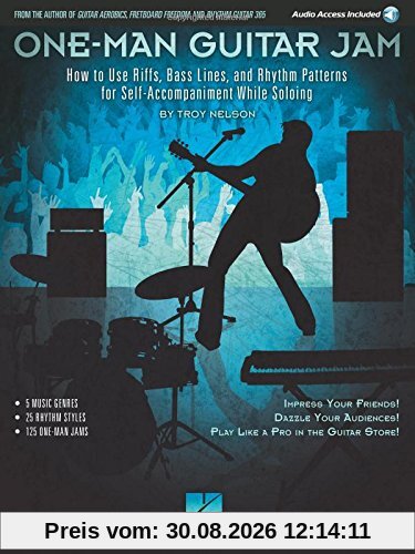 Troy Nelson One-Man Guitar Jam, How To Use Riffs, Bass Lines, And Rhythm Patterns For Self-Accompaniment While Soloing