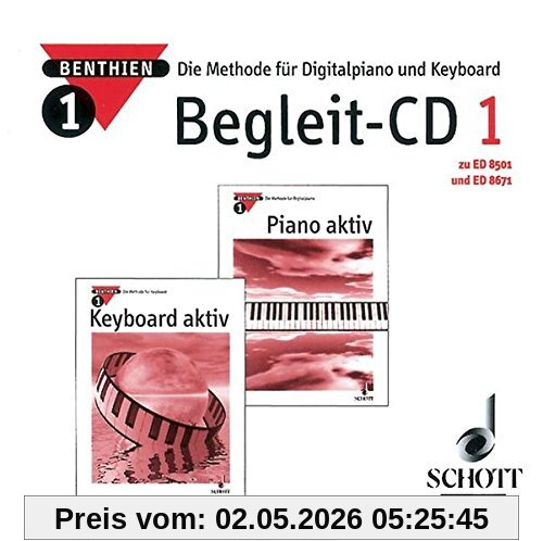 Piano aktiv / Keyboard aktiv: Die Methode für Digitalpiano und Keyboard. Begleit-CD 1. CD.