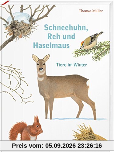 Schneehuhn, Reh und Haselmaus: Tiere im Winter