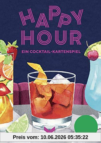 Happy Hour. Ein Cocktail-Kartenspiel. Quartett