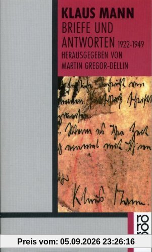 Briefe und Antworten: 1922-1949