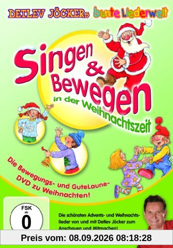 Singen & Bewegen in der Weihnachtszeit, 1 DVD