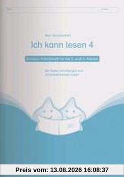 Ich kann lesen 4 - Schülerarbeitsheft  für die 2. und 3. Klasse: Mein Sternchenheft mit Texten und Übungen zum selbstständigen Lesen