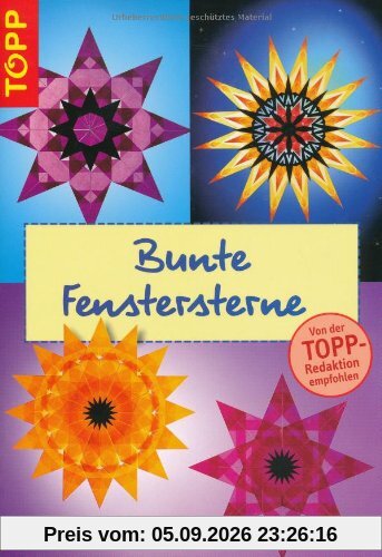 Bunte Fenstersterne