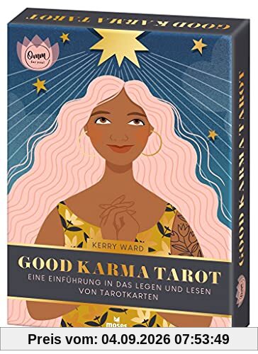 moses. Omm for you Good Karma Tarot | Eine Einführung in das Legen und Lesen von Tarotkarten | 78 Tarot-Karten und 1 Begleitbuch mit anschaulichen Anleitungen