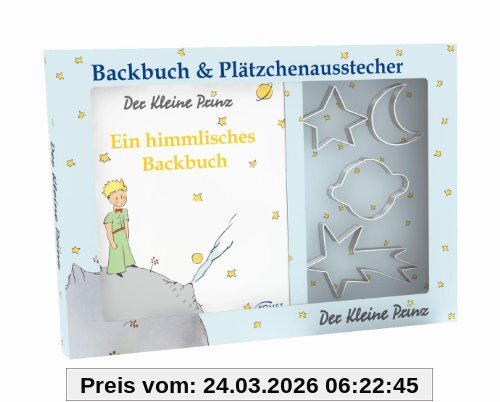Der Kleine Prinz: Ein himmlisches Backbuch - Geschenkbox: Buch plus 4 Ausstechförmchen