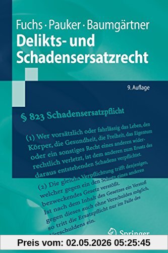 Delikts- und Schadensersatzrecht (Springer-Lehrbuch)