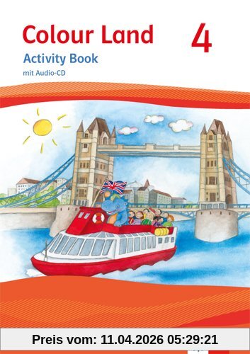 Colour Land ab Klasse 3 / Activity Book mit Audio-CD 4. Schuljahr: Ausgabe 2013