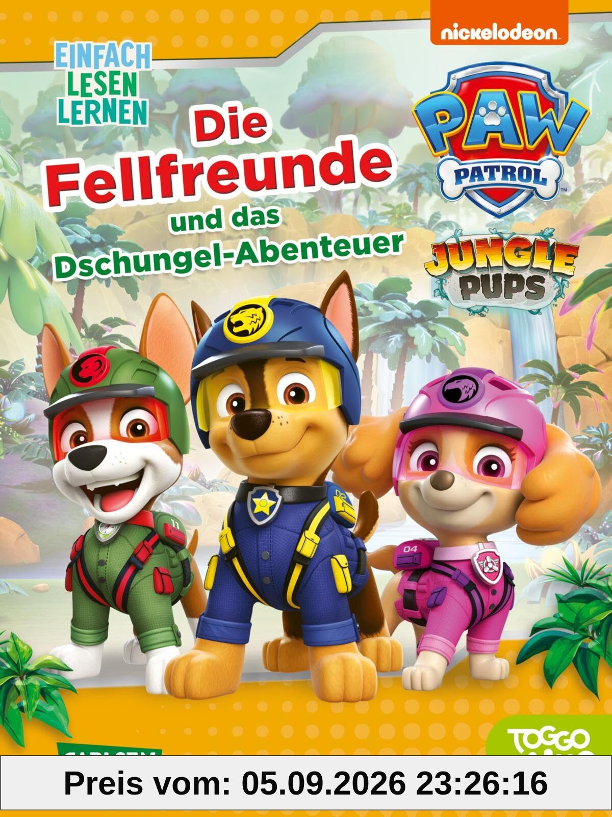 PAW Patrol Erstlesebuch: Die Fellfreunde und das Dschungel-Abenteuer: Einfach Lesen Lernen | Ab 5 Jahren für die 1. Klasse