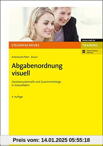 Abgabenordnung visuell: Gesetzessystematik und Zusammenhänge in Schaubildern (Steuerfachkurs)