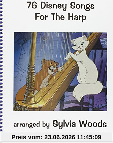 Sylvia Woods 76 Disney Songs For The Harp