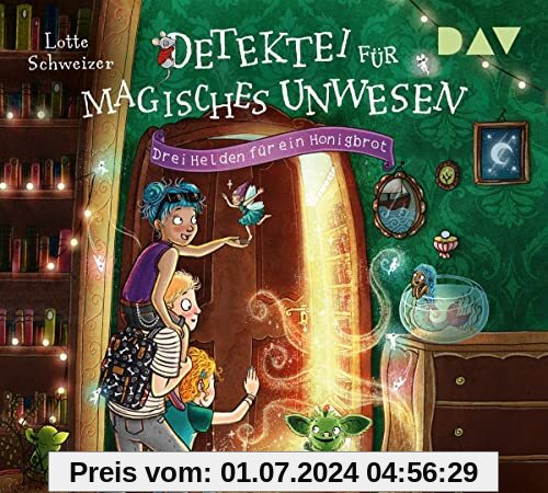 Detektei für magisches Unwesen – Teil 1: Drei Helden für ein Honigbrot: Ungekürzte Lesung mit Sarah Dorsel (3 CDs)