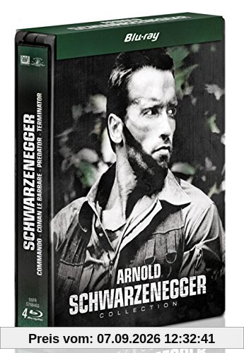 Arnold Schwarzenegger : Conan le barbare + Commando + Predator + Terminator - Edition limitée boitier métal [Blu-ray]