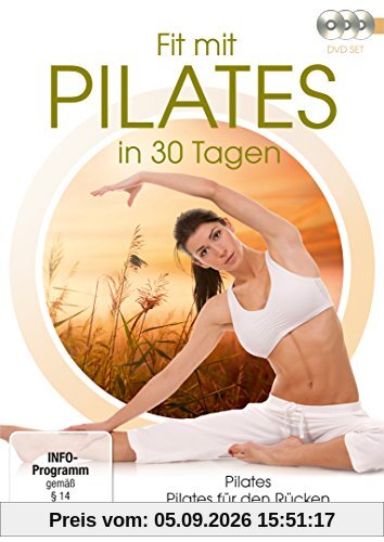 Fit mit Pilates in 30 Tagen [3 DVDs]