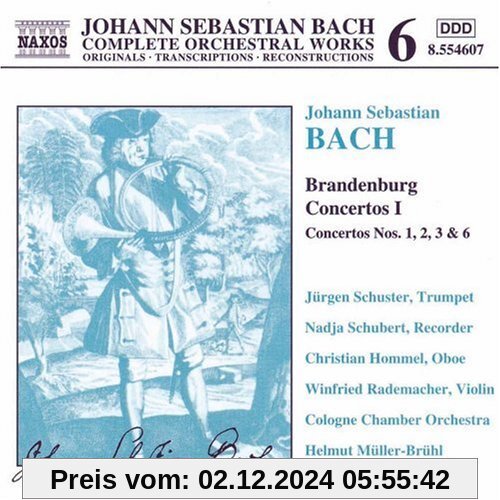 Orchesterwerke Vol. 6 (Brandenburgische Konzerte Vol. 1)