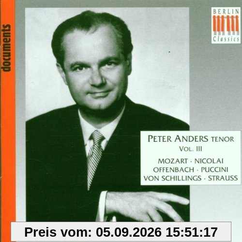 Peter Anders Vol. 3 (Szenen und Arien)