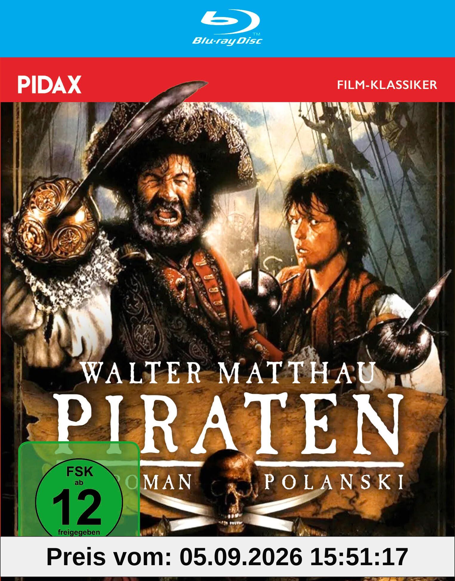 Piraten / Roman Polanskis preisgekrönter Abenteuerfilm mit Walter Matthau (Pidax Film-Klassiker) [Blu-ray]
