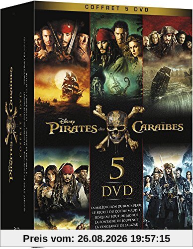 Coffret pirates des caraïbes 1 à 5 [FR Import]