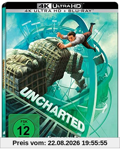 Uncharted UHD+BD Steelbook (exklusiv bei Amazon.de) [Blu-ray]