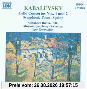 Kabalewski Cellokonzert 1 und 2 Golo