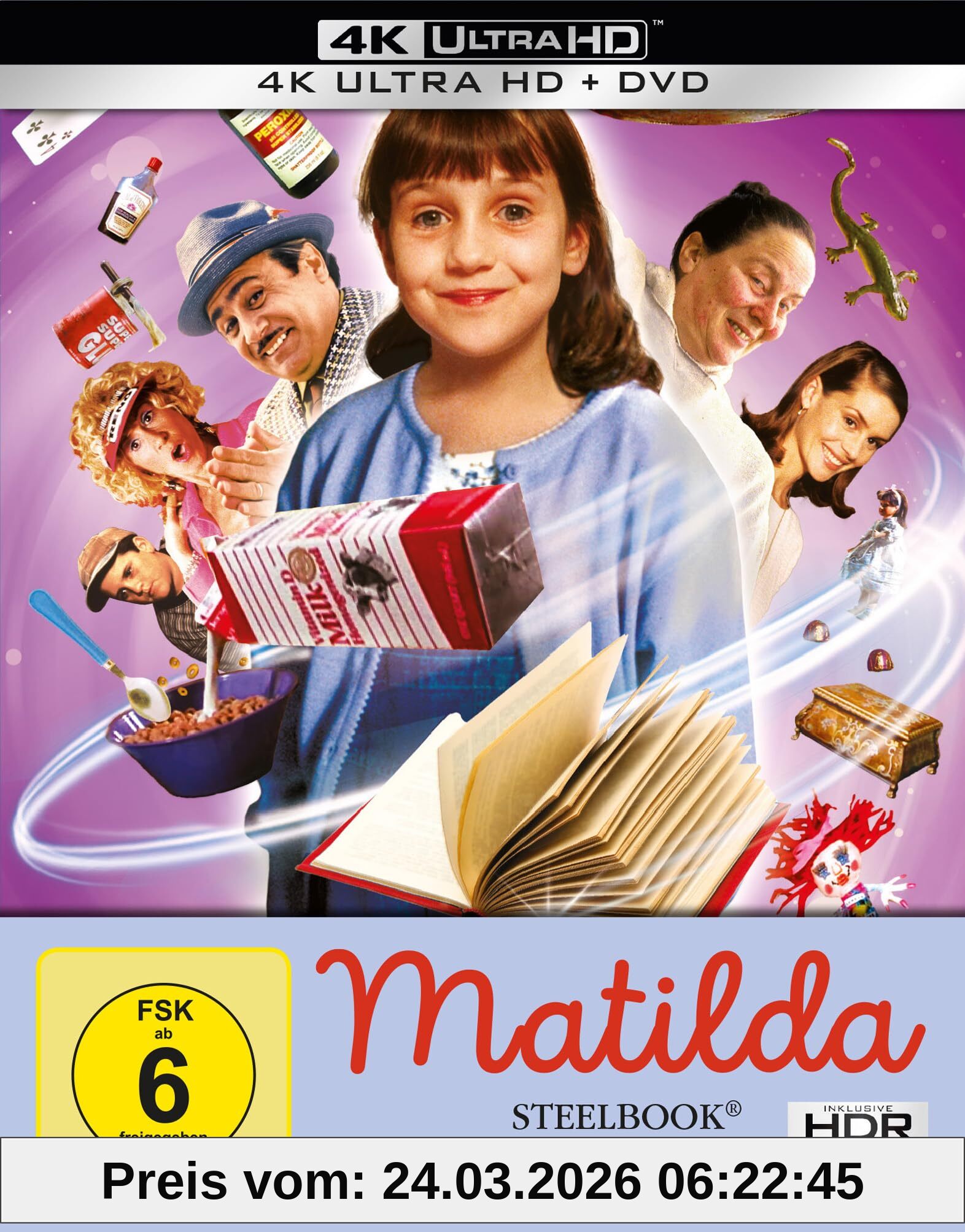 Matilda (Limitiertes Steelbook, 4K-UHD+DVD) [Blu-ray]