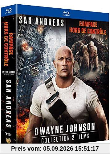 Coffret dwayne johnson 2 films : rampage ; san andreas [Blu-ray] [FR Import]