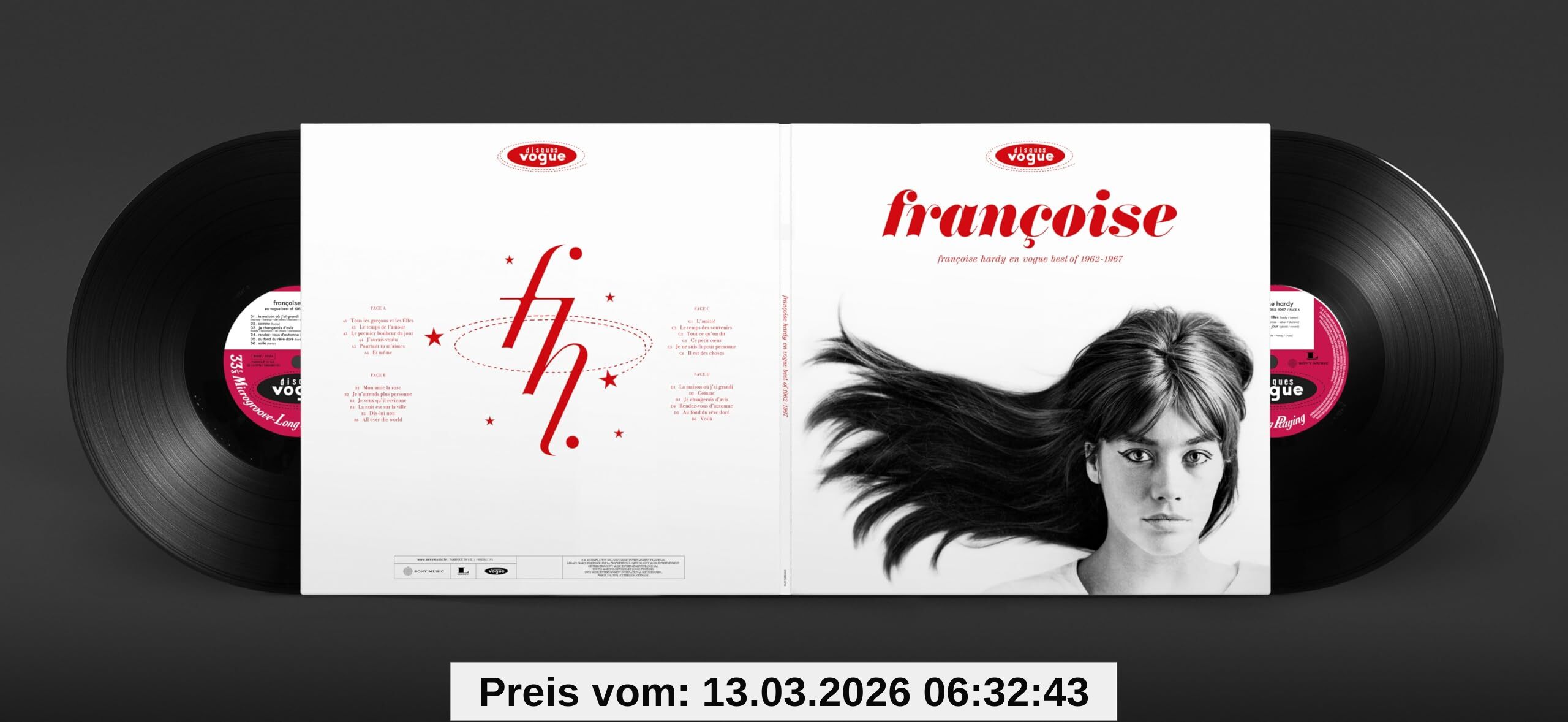 Françoise Hardy En Vogue - Best Of 1962-1967 [Vinyl Lp]