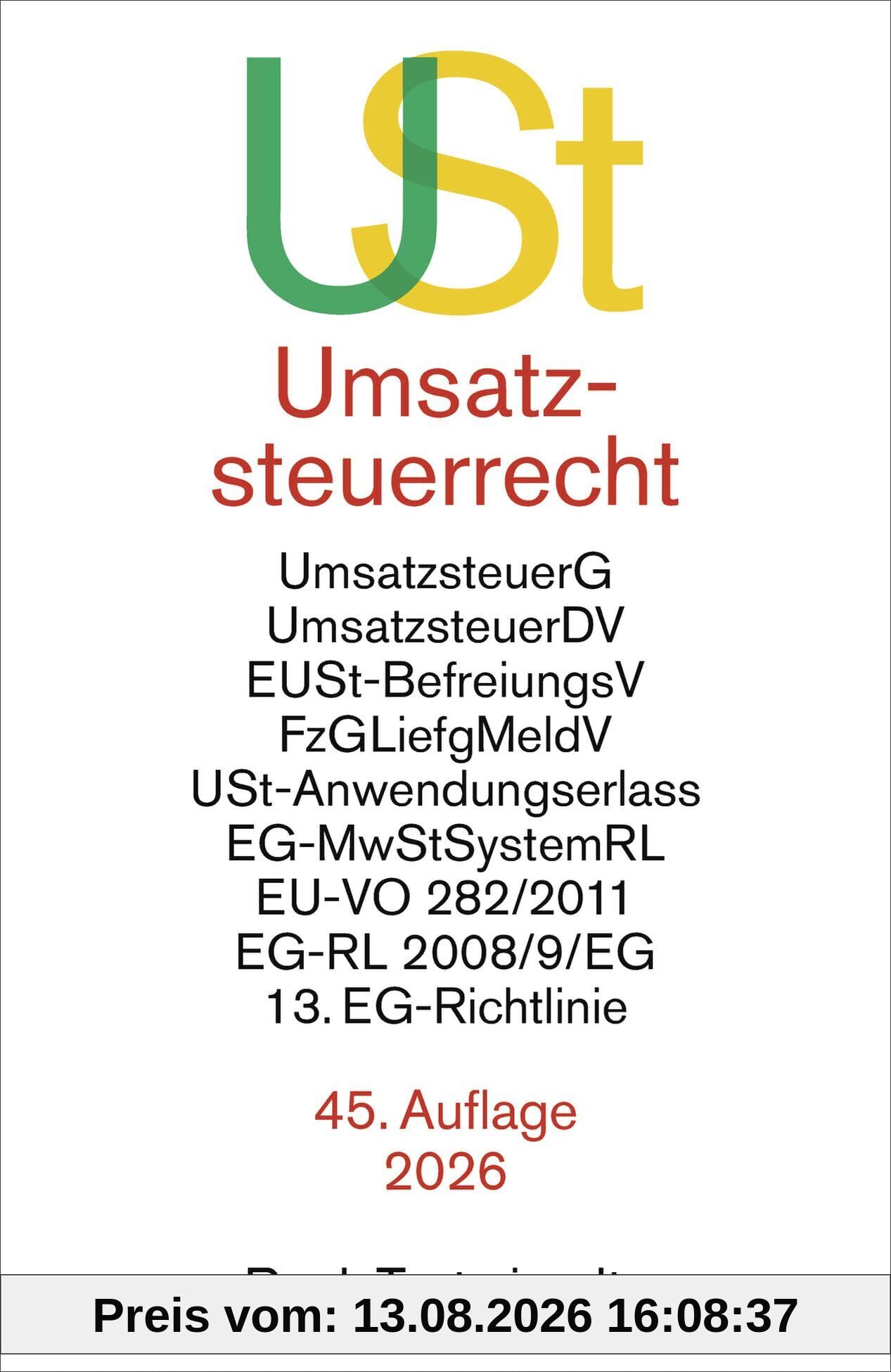 Umsatzsteuerrecht. USt