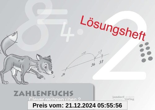 Zahlenfuchs 2 (Lösungsheft): Clever rechnen üben