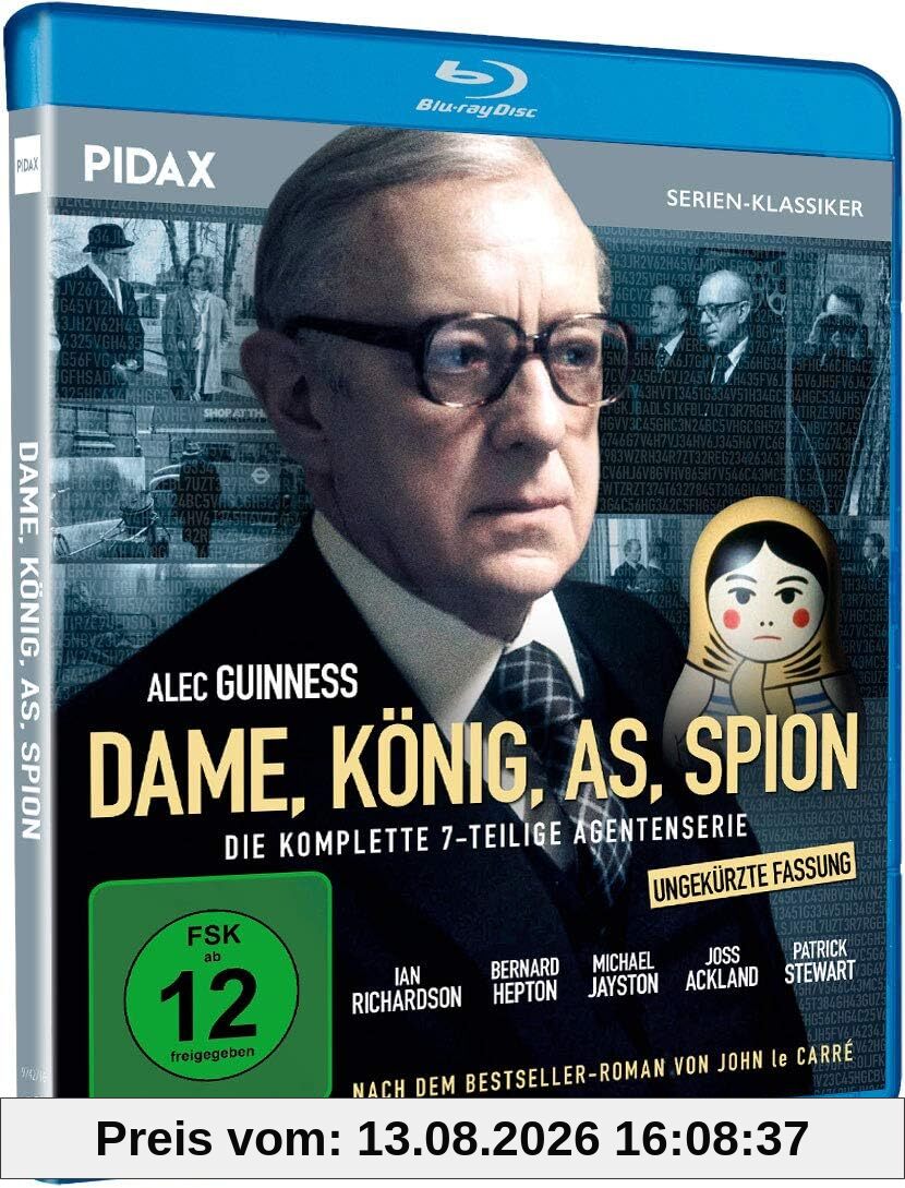 Dame, König, As, Spion - Ungekürzte Fassung / Die komplette 7-teilige Agentenserie nach dem Bestseller von John le Carré (Pidax Serien-Klassiker) [Blu-ray]