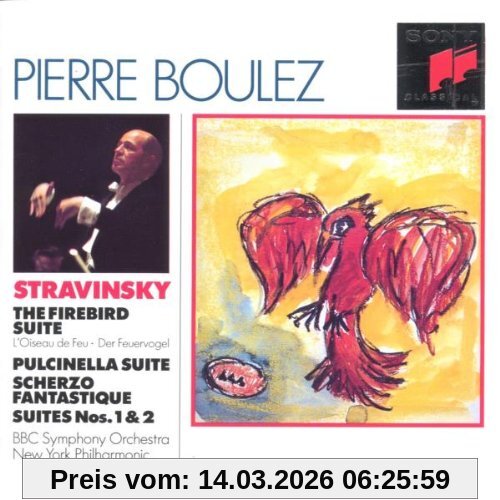 Pierre Boulez Feuervogel Und Pulcinella (Suiten)