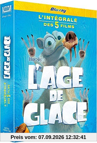 Coffret l'âge de glace 5 films [Blu-ray] [FR Import]