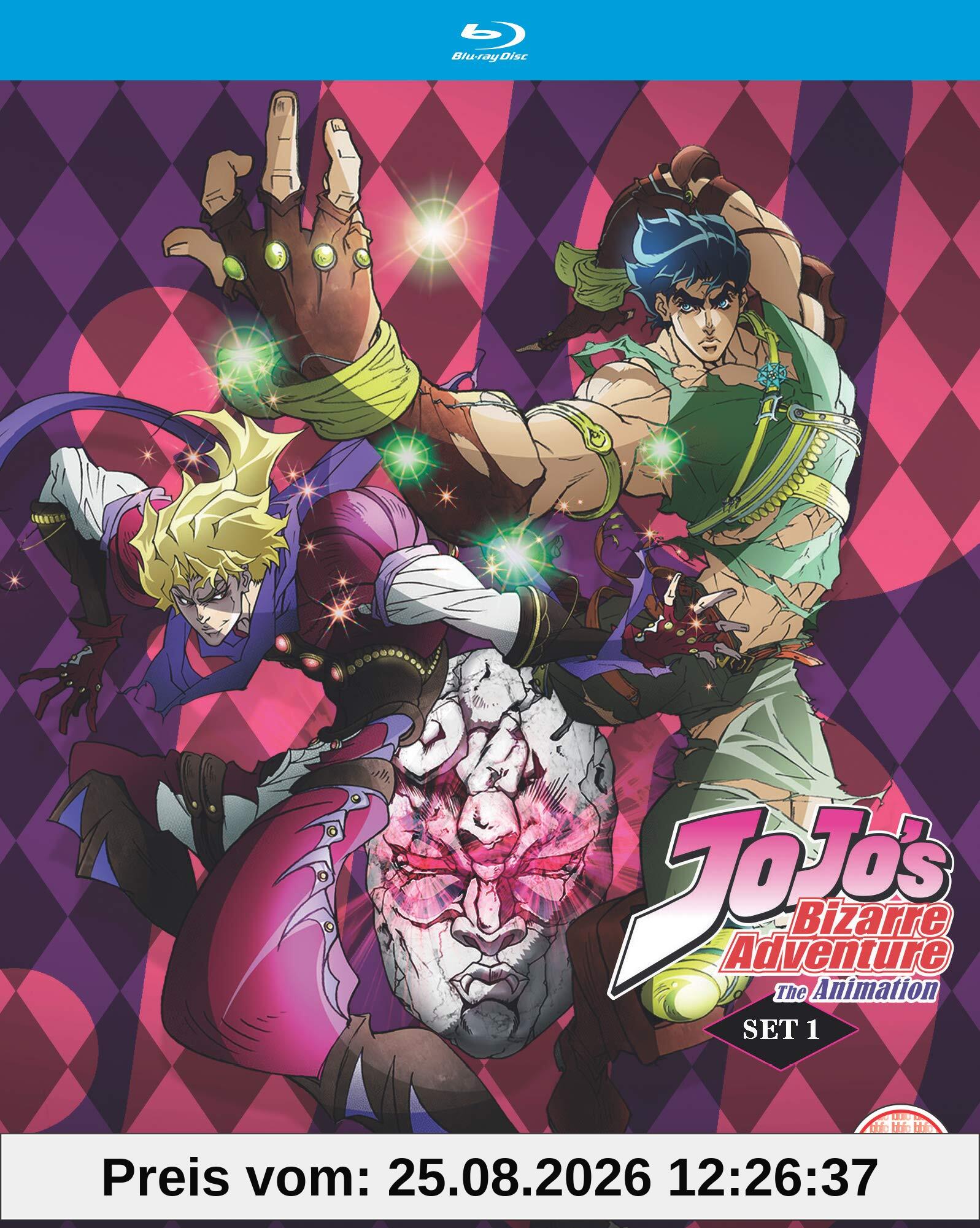 Takahiro Majima JoJos Bizarre Adventure Set One, Phantom Blood / Battle Tendency (Eps 1-26) - Blu-ray