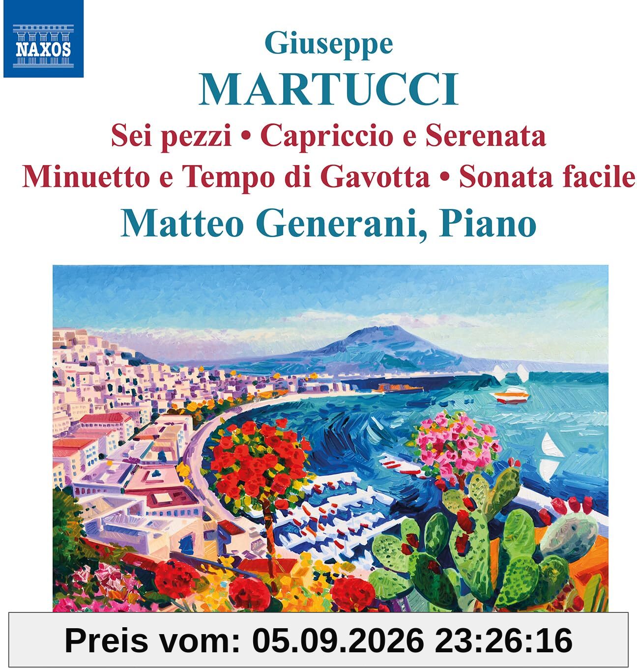 Martucci: Sei Pezzi / Capriccio E Serenata / Minuetto E Tempo di Gavotta / Sonata Facile
