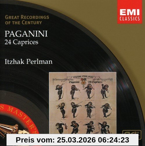 Itzhak Perlman Nicolò Paganini, Capricen 1-24
