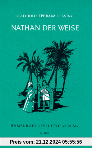 Hamburger Lesehefte, Nr.17, Nathan der Weise: Ein dramatisches Gedicht in fünf Aufzügen