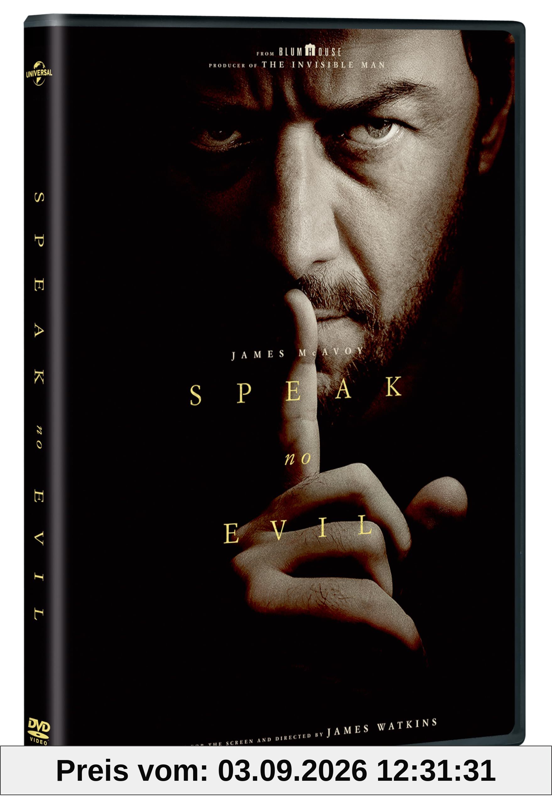 SPEAK NO EVIL - DVD